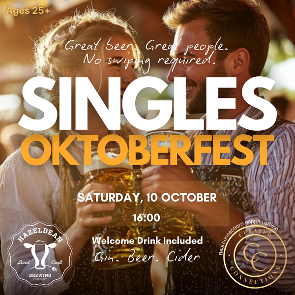 10 Oct - Singles Oktoberfest at Hazeldean Brewing Co. (PTA)