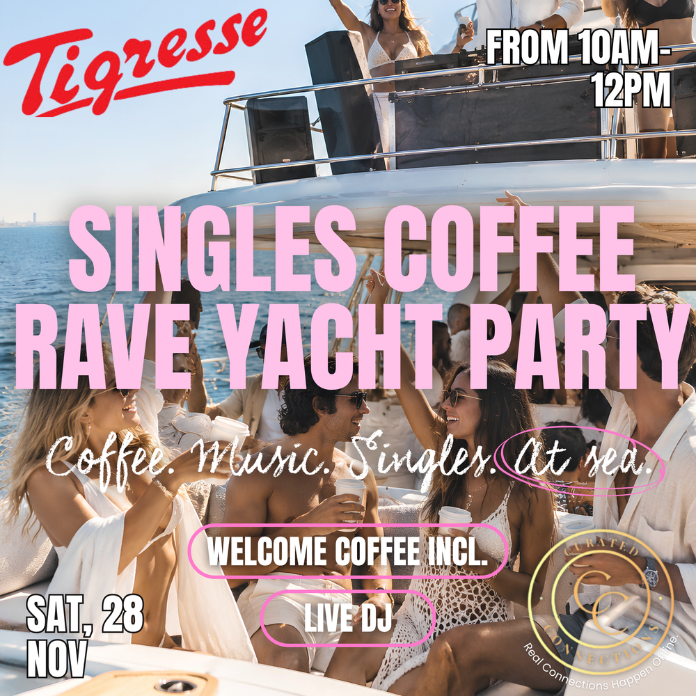 28 Nov- Singles Coffee Rave Yacht Party - CPT