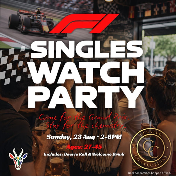 Sun - 23 Aug - F1 Singles Social Watch Party - Ages 27-45