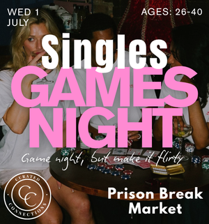 1 July - Singles Social - Games Night