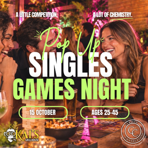 15 Oct - Kai's Grill House Singles Games Night (Bloem)