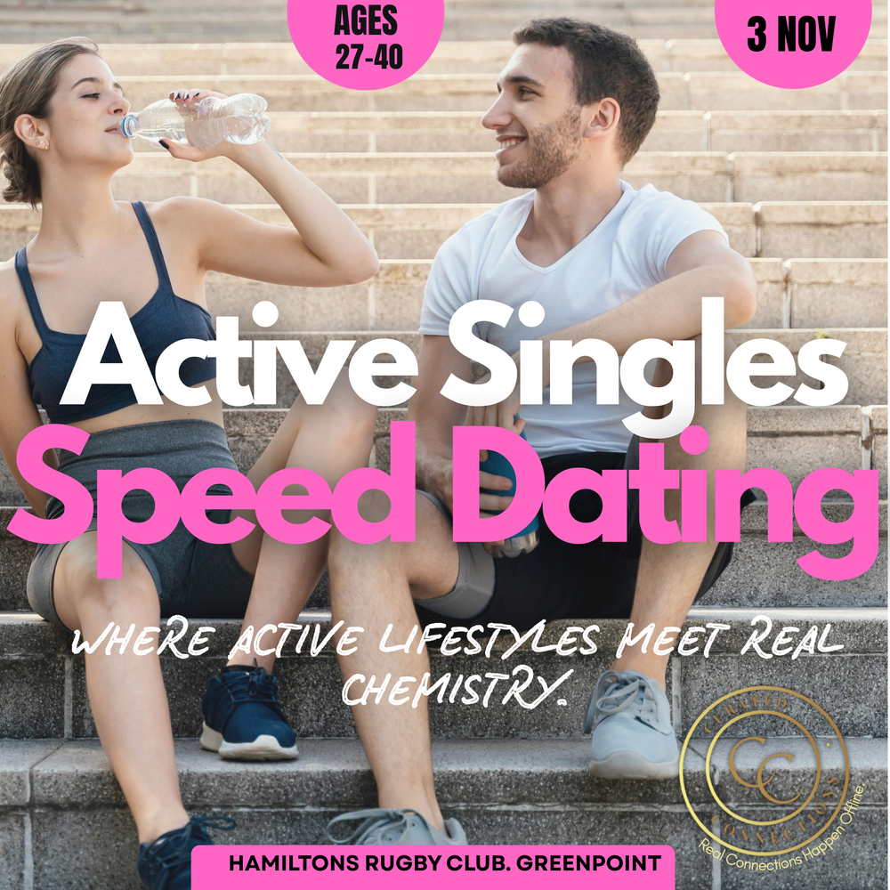 3 Nov - Active Lifestyle Speed Dating - Ages 27-40