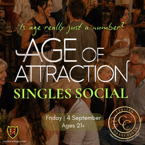 Fri - 4 Sept - Age of Attraction Singles Social