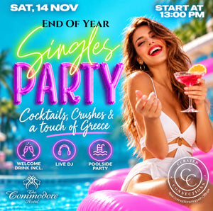 14 Nov - Singles End Of Year Summer Pool Cocktail Soiree - CPT